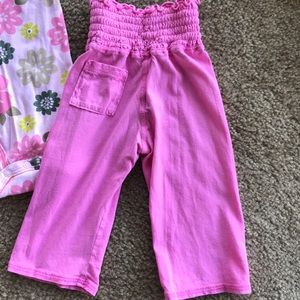 LAmade Baby girl’s smocked pants & onesies 0-6 mo